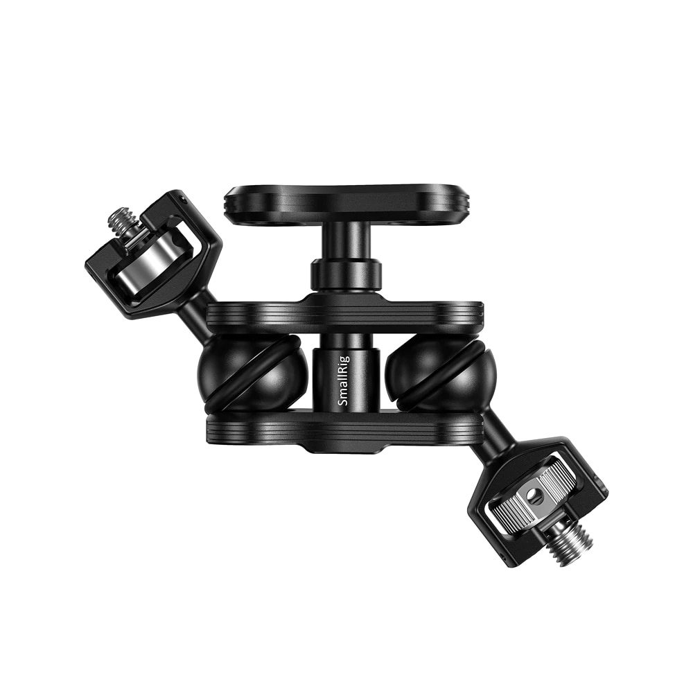 SmallRig Quick Release Articulating Magic Arm with Double Ballheads Extension (1/4"and 3/8" Screw) For DSLR Cage Monitors -2212