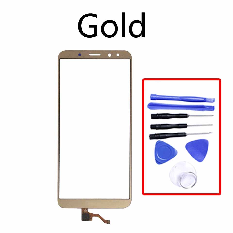 Pantalla táctil para Huawei Mate 10 Lite / Nova 2i Digitalizador de pantalla táctil LCD del Panel frontal de vidrio Sensor: Gold-With tool