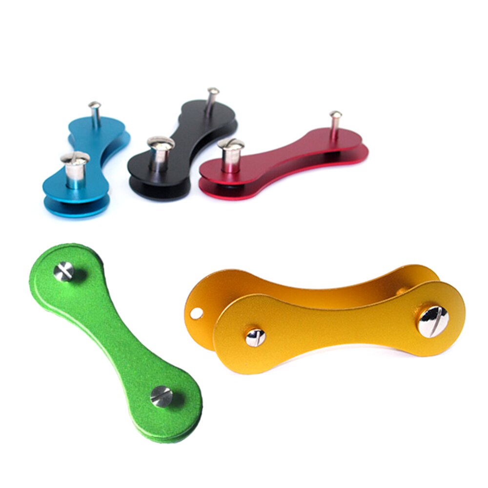 Llavero inteligente de aluminio para el coche, organizador con Clip, carpeta, bolsillo, llavero, BILLETERA, anillo, ama de llaves