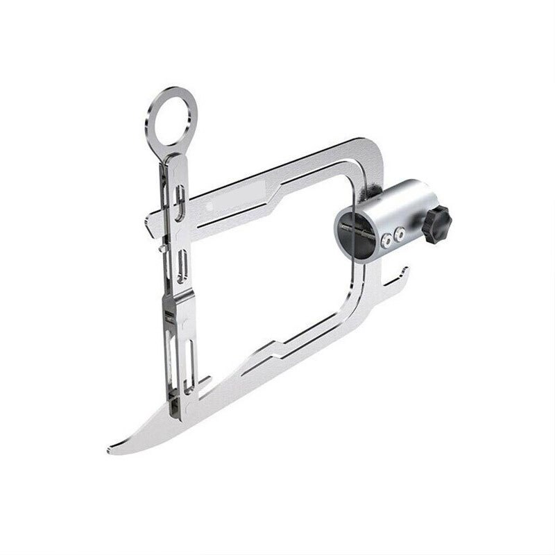 De Teepor Lange-Afstand Threader Einfacher Accessoriesteepol-Multipurpose Dock Haak Tool Unieke Desing Rvs