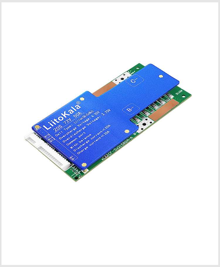 LiitoKala 20S-72V30A-BMS Balance Board 30A LiFePo4 Battery Pack with Protection NTC 60V 72V for Lithium Battery E-bike