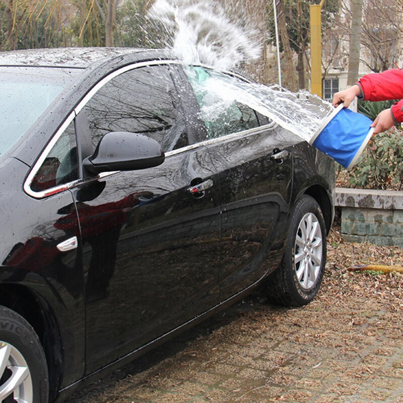 Folding Bucket Portable Wash Outdoor Fishing Bucket Car Storage Box Car Wash Mop Bucket Cleaner