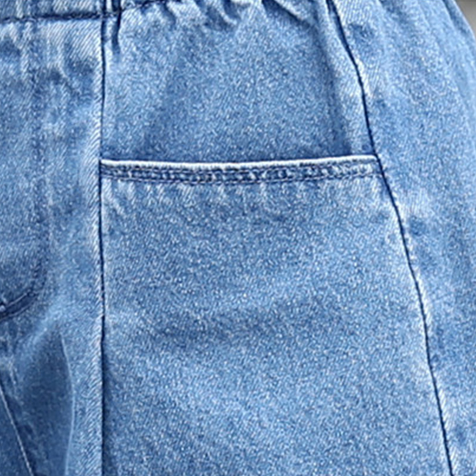 Girls Denim Jeans Shorts Children Elastic Waistband Jean Shorts For Teen Girls Clothes Summer Kids Casual Clothing