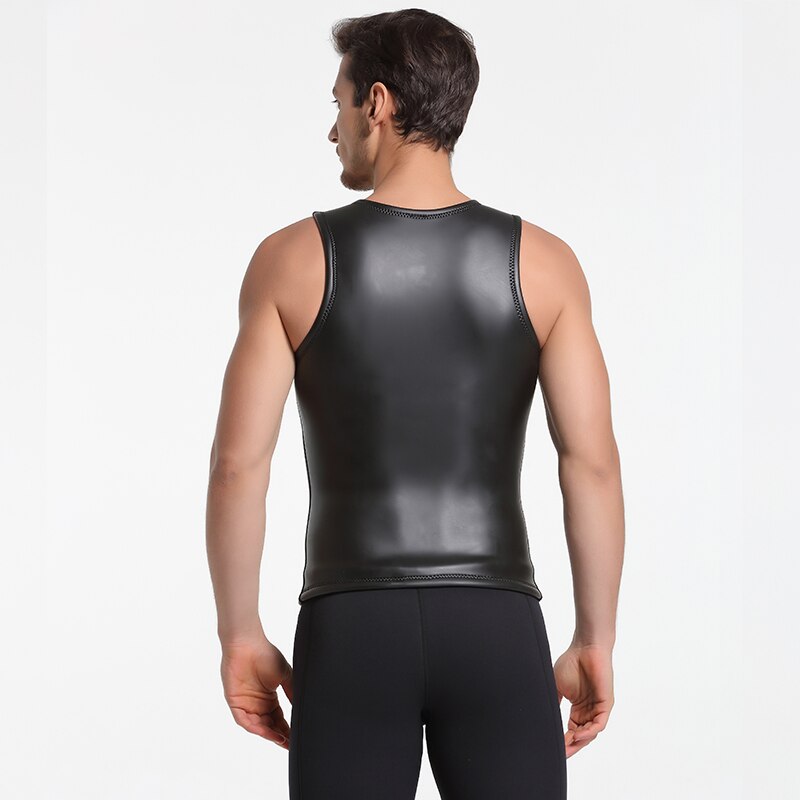 SBART 2MM Neopreen Wetsuit Vest Mouwloze Zon Bescherming Smoothskin Wetsuit Surf Shirt Voor Mannen Surfen Duiken Jasje J