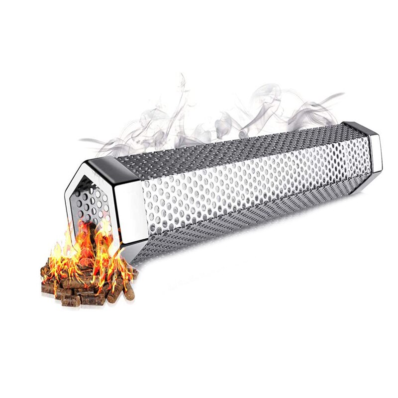 6 &quot; 12 &quot; pille ryger rør rund firkantet sekskantet kold røg generator alle grill elektriske eller kul bbq værktøjer