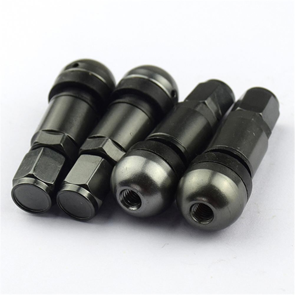 4Pcs Tire Valve Universal Aluminum Alloy Car Motorcycle Tubeless Wheel Tire Valve Waterproof Durable Air Valve Stem
