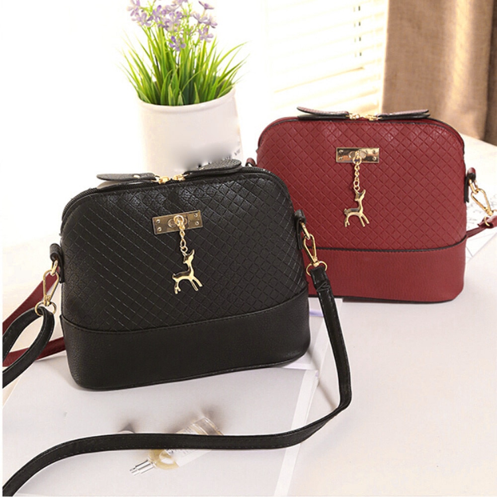 Women Shoulder Bag Messenger Bags Mini Bag Deer Toy Shell Shape Bag Shoulder Bags Bolso Bandolera Mujer ##0