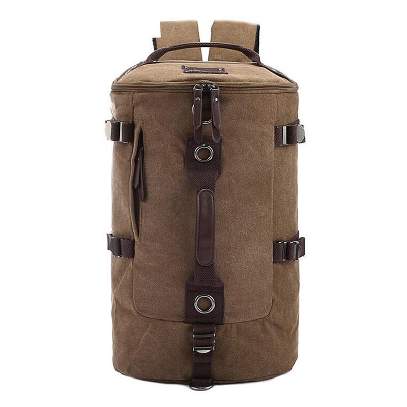 Winmax saco de montanhismo dos homens grande capacidade mochila masculino viagem de acampamento turístico cilindros lona cilindro caminhadas dailypack