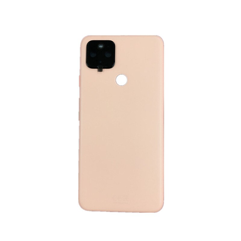 Back Cover For Google Pixel 4A 5G 6.2inch Housing Rear Door Phone Repair Replace Battery Case + Logo Camera Lens Side Buttons