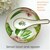 Platos de cerámica de la selva tropical, vajilla de superior, juego de platos para servir, cuencos decorativos para decoración del hogar, bandeja de baratijas: bowl spoon