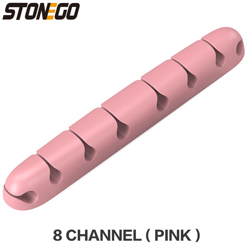 Cable Organizer Feel Free To Stick Multi-function Desktop USB Cable Organizer Wire Winder Silicone Tie Fixer Wire Management