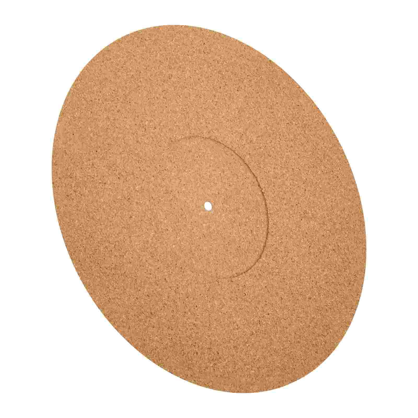 Kurk Platenspeler Mat Kurk Draaitafel Platter Mat Disc Beschermende Mat