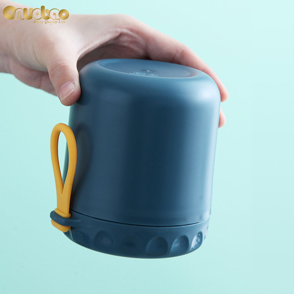 Onuobao 304 Rvs Thermos Soep Met Lepel 400Ml Japanse Stijl Eenvoudige Draagbare Verzegelde Ontbijt Lunch Cup