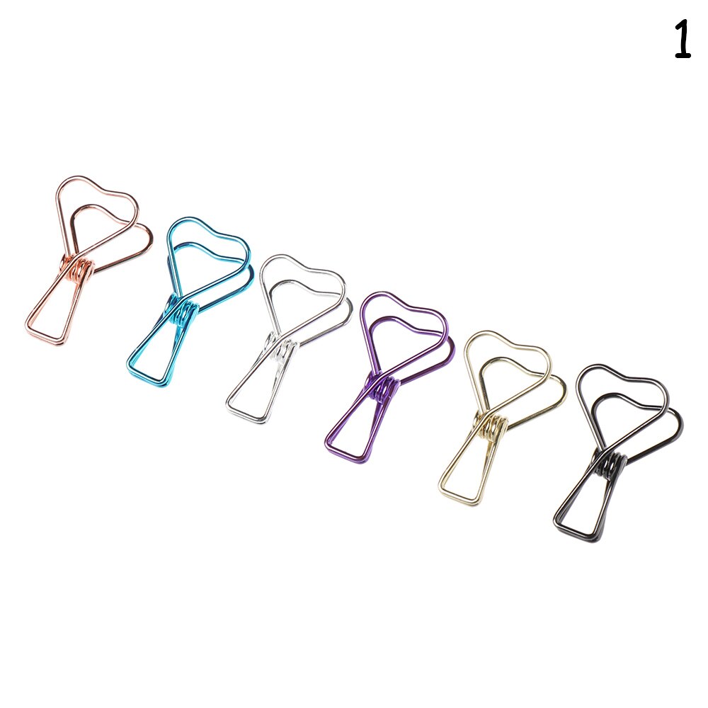 5/6Pcs Stainless Steel Bag Clips Calendar Letter Paper Photo Binder Clip File Clamps Food Sealing Tools School Kitchen Supplies: 1