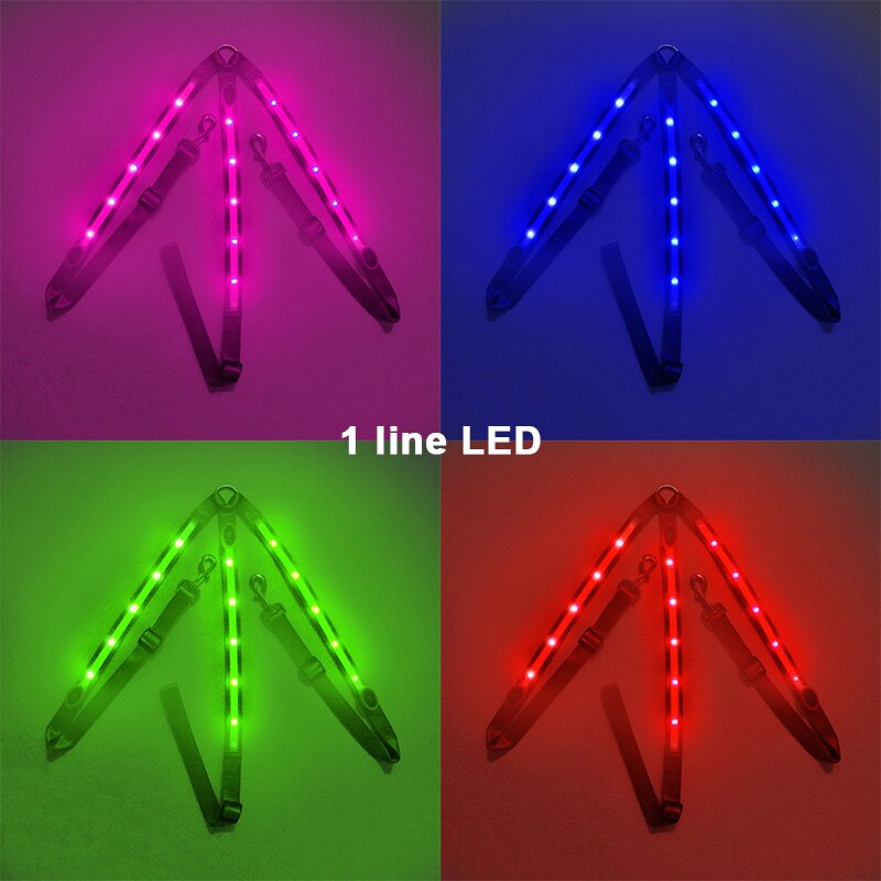 LED Équitation Ceinture En Nylon Imperméable Cheval Ceinture Thoracique Visible de Nuit Plastron Équitation Éclairage Équipement Équestre