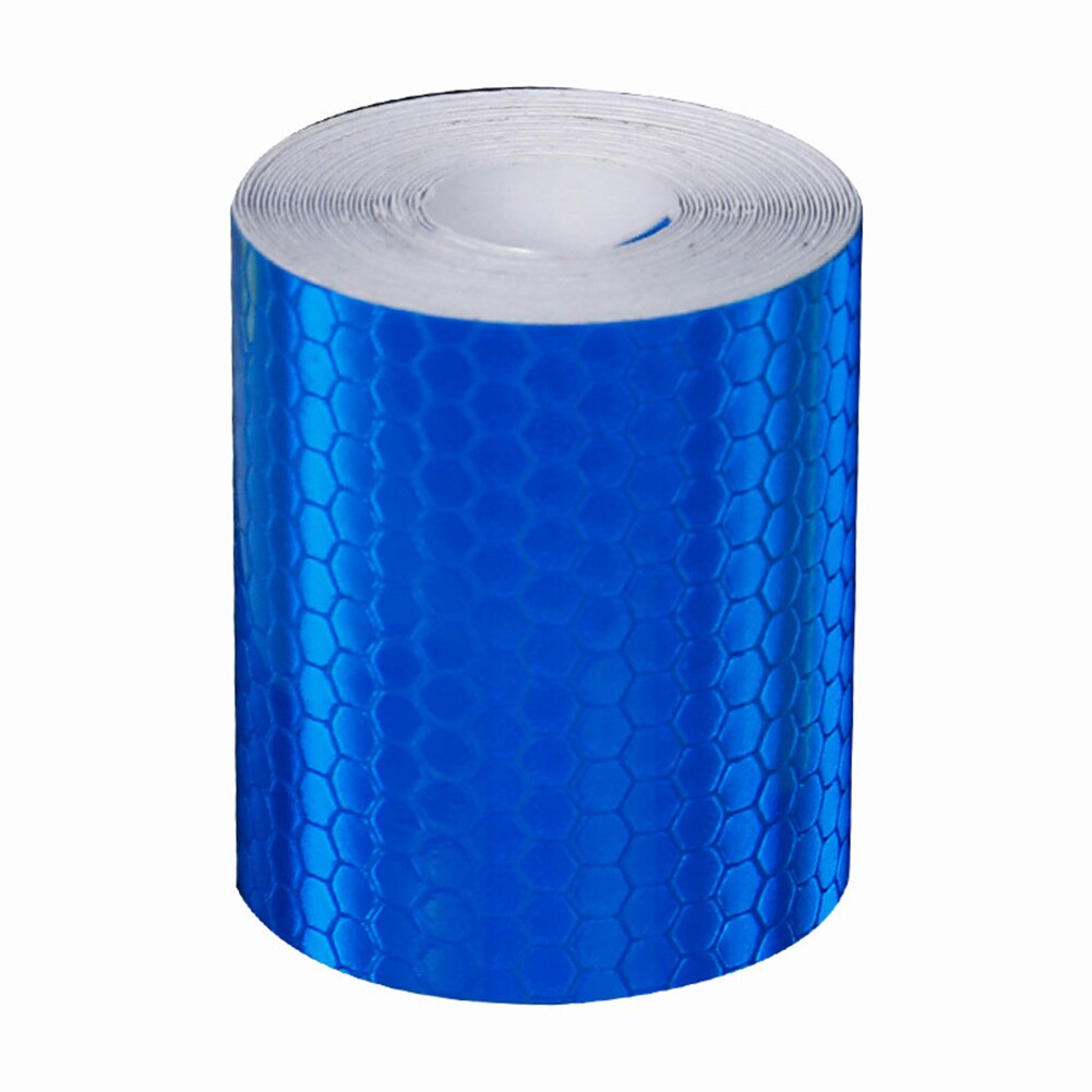 Fiets Lichaam Reflecterende Stickers Nacht Rijden Veiligheid Waterdichte Waarschuwing Tape Strip Sticker Outdoor Sport Reflecterende Waarschuwing Tape: Blue