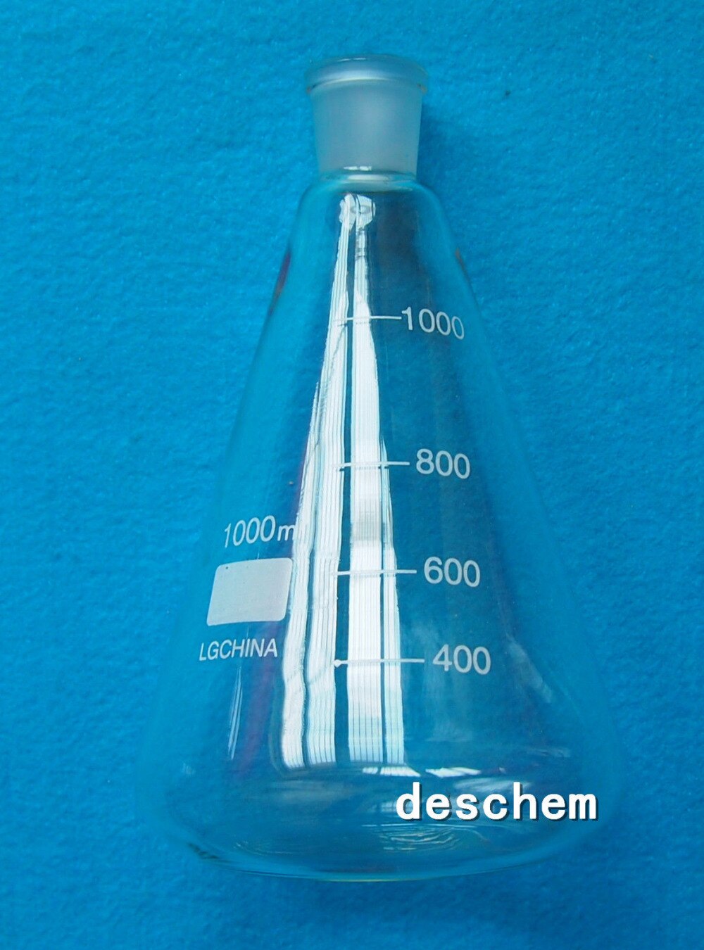 1000ml 24/29 matraz de Erlenmeyer de vidrio... Groud las articulaciones 1000ml laboratorio triángulo botella