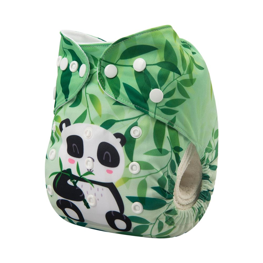 ! Alvababy-pañales de tela con inserción reutilizable para bebé