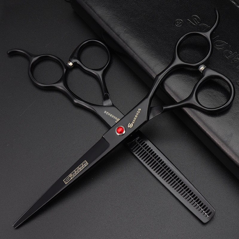 Set di forbici da 7 pollici forbici da parrucchiere professionali parrucchiere e barbiere Boutique barbiere cesoie acciaio giapponese: cut thin 20-25