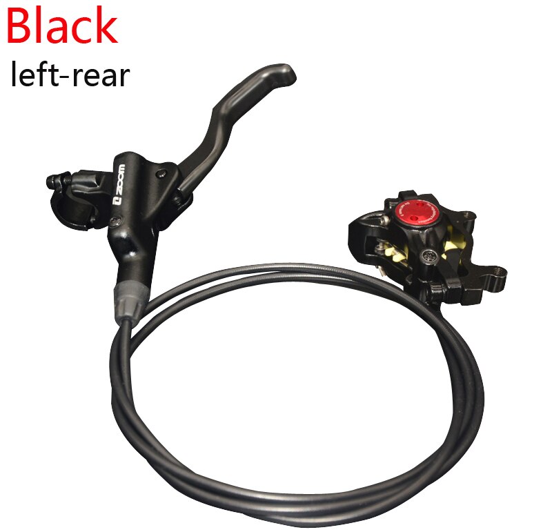 ZOOM Brake bicycle bike mtb Hydraulic Disc brake set clamp mountain bike Brake Update: black L-Rear