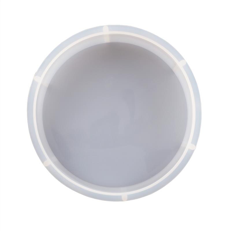 Moule en résine époxy cristal, grand Cube géométrique, échantillon amour rond Rectangle, moule en Silicone: 04