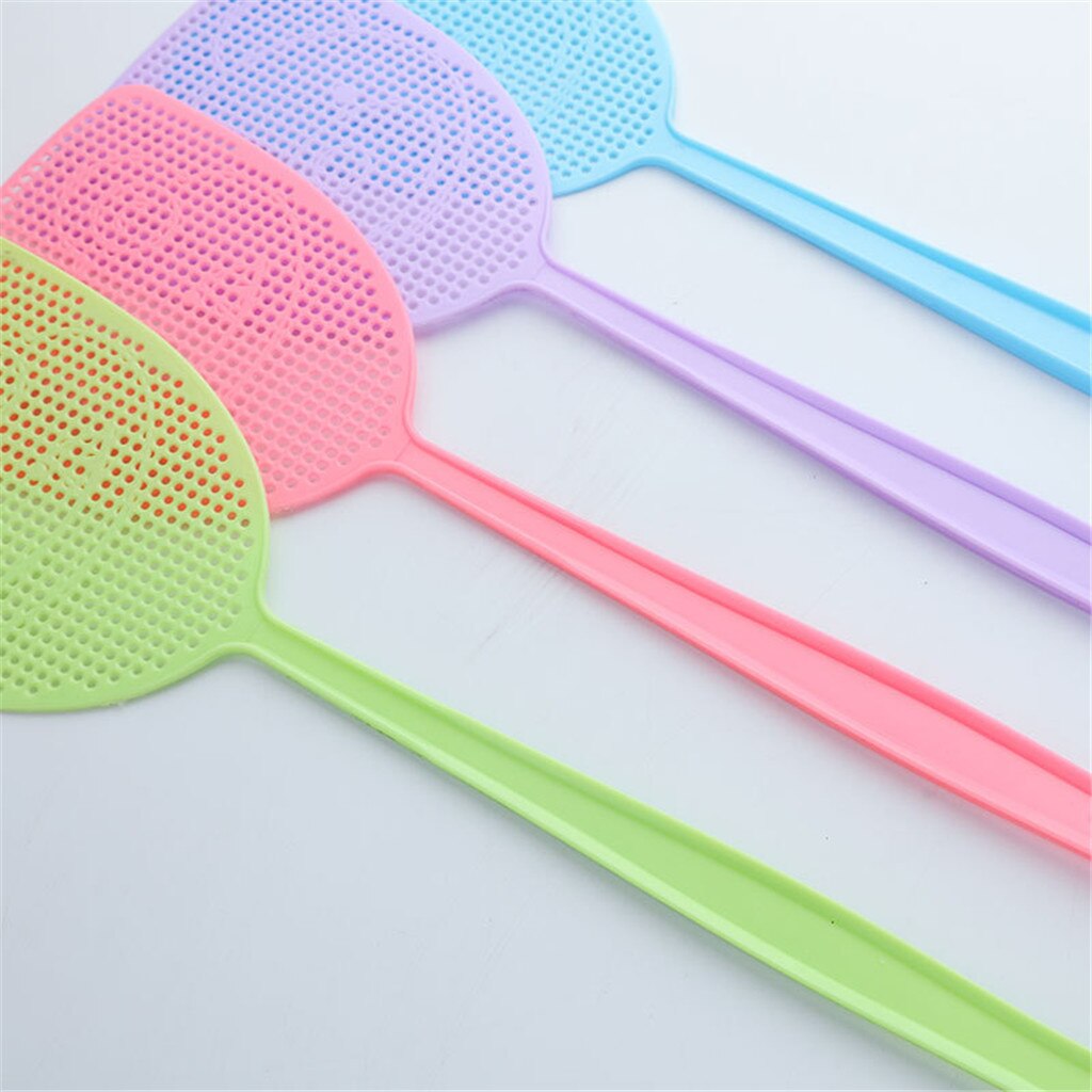 Tapette à mouche antiparasitaire 1 pièces manuel plastique 17.5 'Durable longue poignée