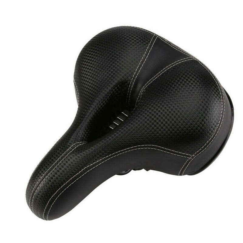 Universale Della Bicicletta Della Sella Dual-primavera in Bicicletta Grande Bum Sedile Morbido e Comfort Larga Sella Pad Ciclismo Cuscino Parti di Biciclette: Black