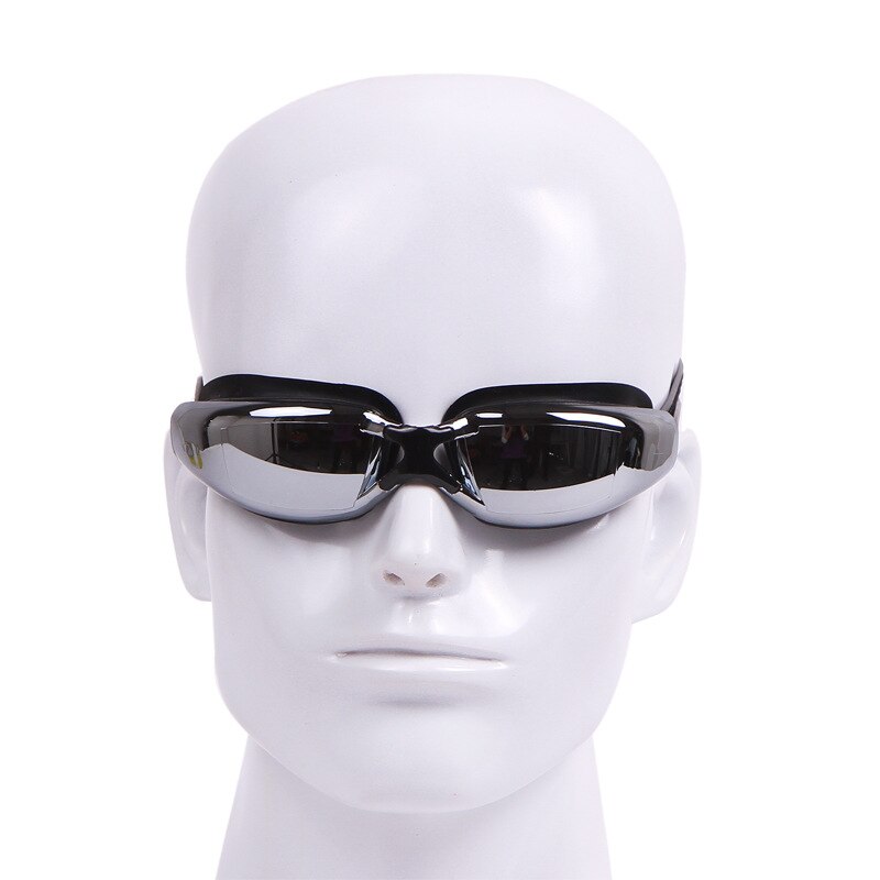 Gafas de baño de galvanoplastia para hombre y mujer, impermeables, UV, antivaho, ajustables, para buceo