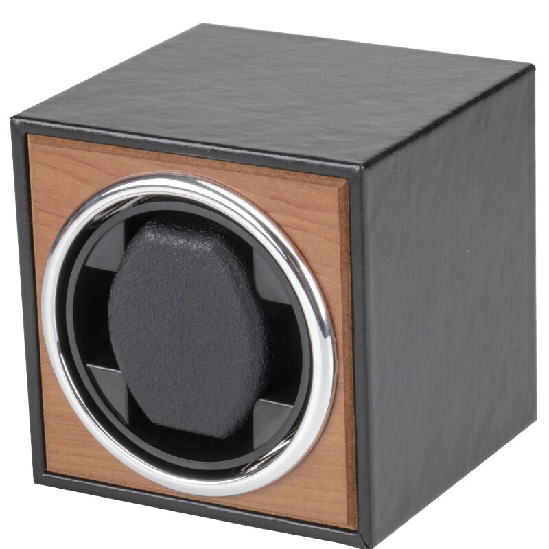 Automatische Elektrische Kronkelende Horloge Doos Voor Display Horloge Accessoires Retro Verticale Mini Doos Horloges Opbergdoos Collector: Default Title