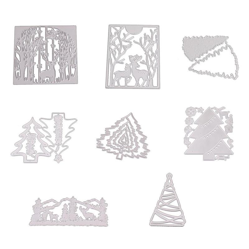 Dados troquelados de papel de pueblo de Artesanía de metal para álbum de recortes/diy tarjetas de navidad boda halloween