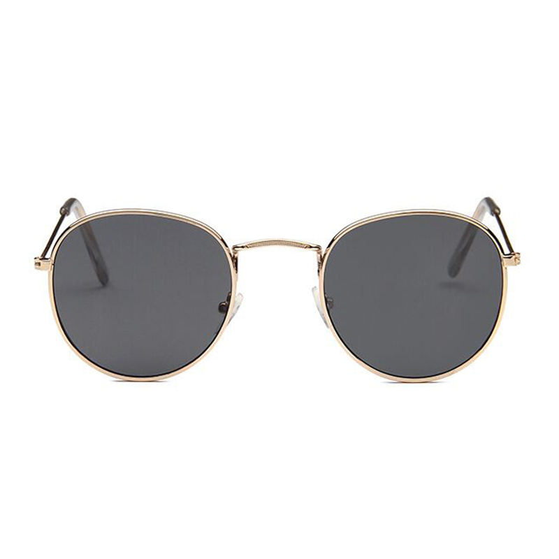 Gafas De Sol redondas clásicas para hombre, gafas De Sol De conducción con montura pequeña Vintage, gafas De Sol De De Retro para hombre, gafas De Sol negras