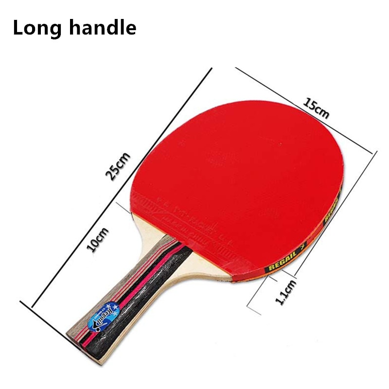 2Pcs Ping Pong Racket Table Tennis Paddle Bat Practice Set with 3Pcs Training Balls