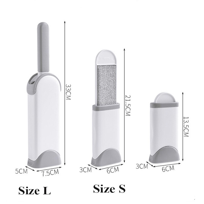 Double sided Reusable Cleaning Brush Clothes Lint Rollers Static Brushes Home Coat Suit Brush Pet Hair Fur Remover