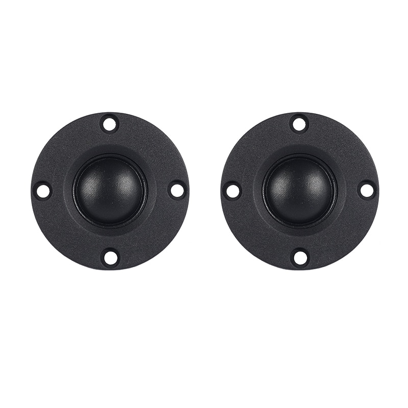 2Pcs Tweeter Speaker 6 Ohm 30W Hifi Zachte E Zijde Film Treble Luidspreker Neodymium Getande Aluminium Koellichaam: Default Title