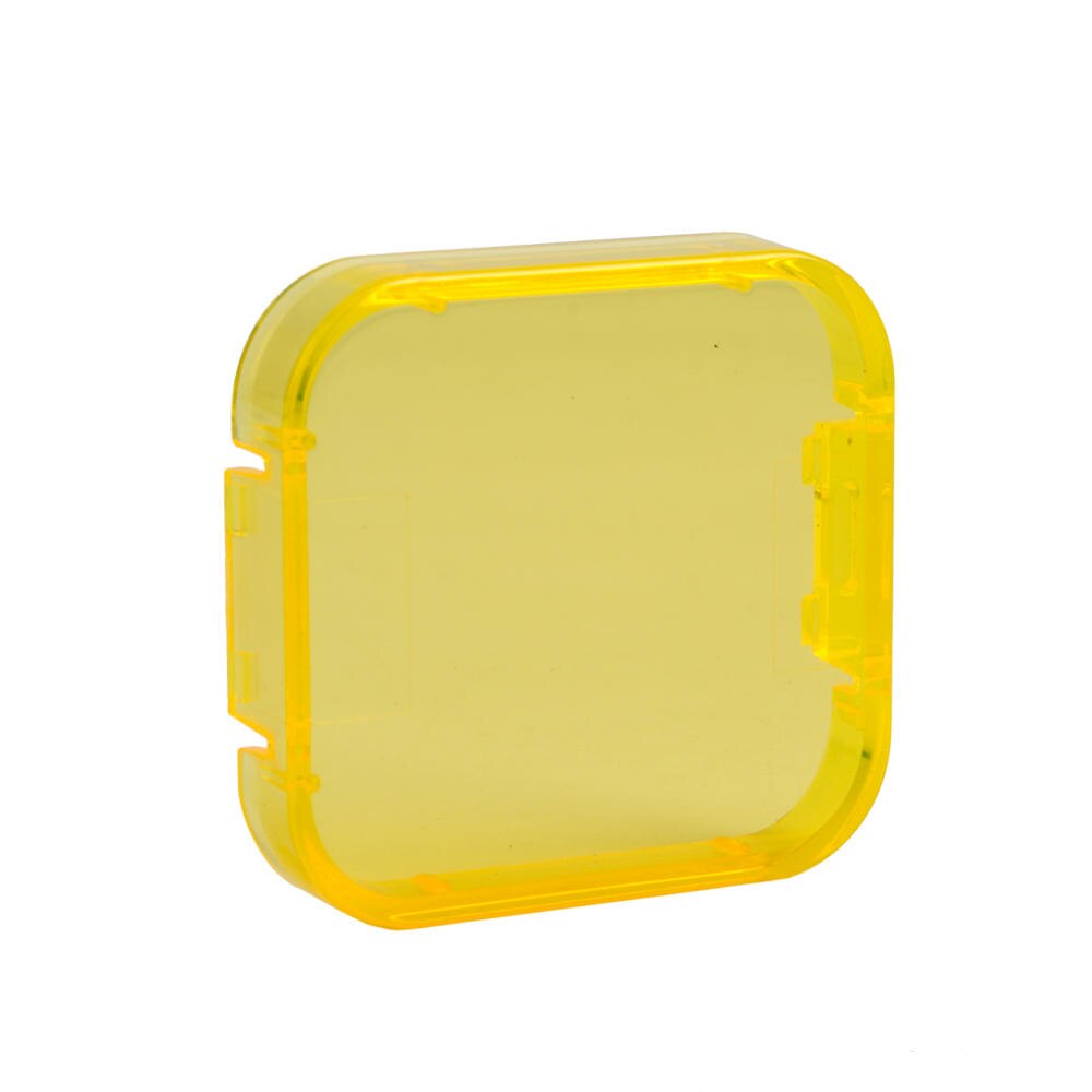 Filtro de buceo amarillo, rojo, Morado, Gris, Naranja y rosa, filtradores de buceo, Protector de lente para Go pro Hero 5, 6, 7, negro, nuevos accesorios para Gopro: Only One Yellow