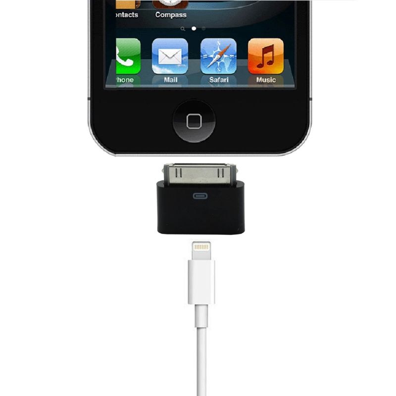 Convertisseur adaptateur mâle 8 broches femelle à 30 broches pour iPhone 4 4S iPad 2 3 iPod Touch 4