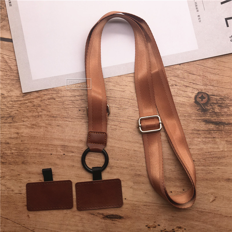 polyester justerbar webbing snor håndledd snor pakning hengende nakkeslynge multifunksjonelt mobiltelefontau