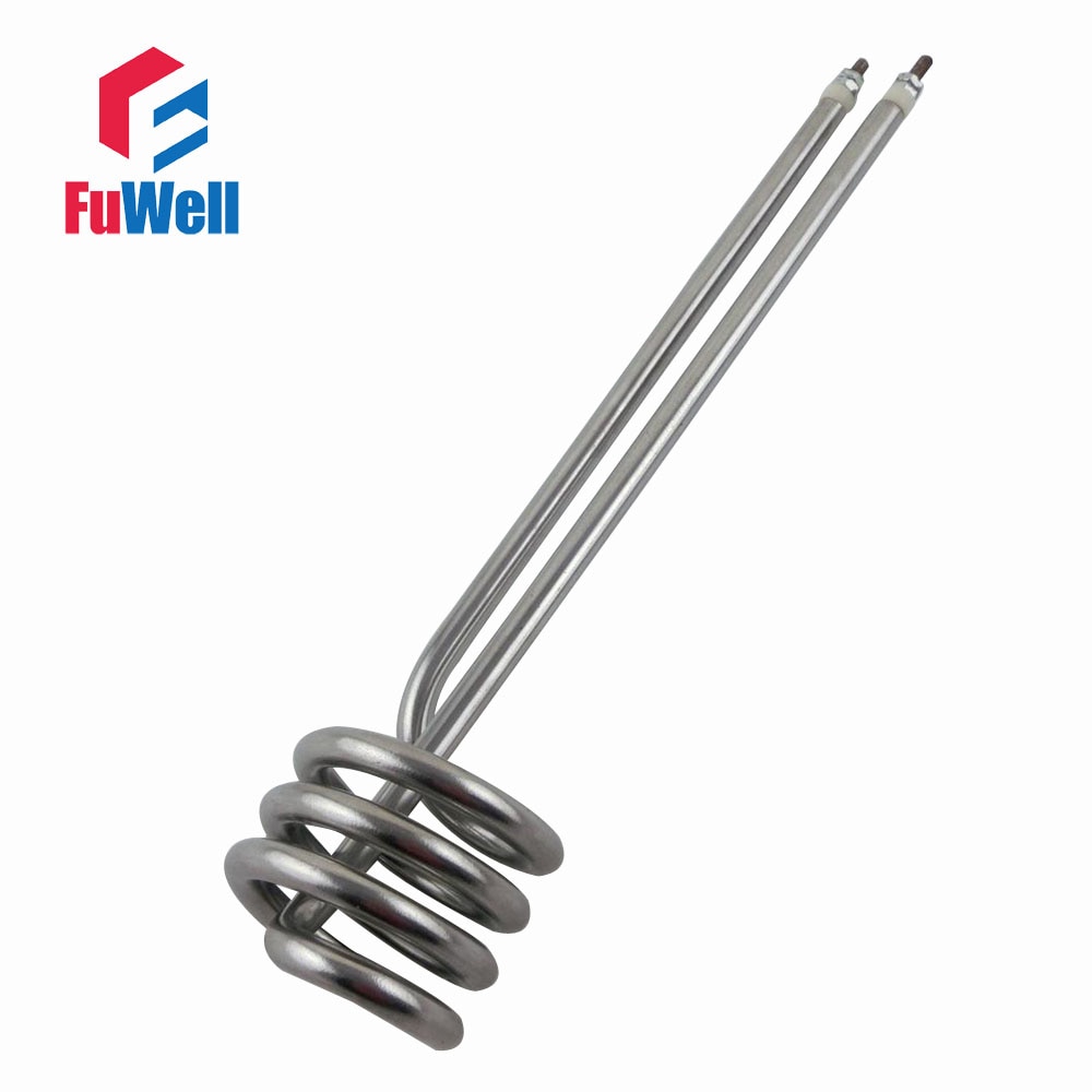 Stainless Steel Heating Tube Element 220V 1500W 265mm Tube Length Electric Water Heater Pipe for Water Heating