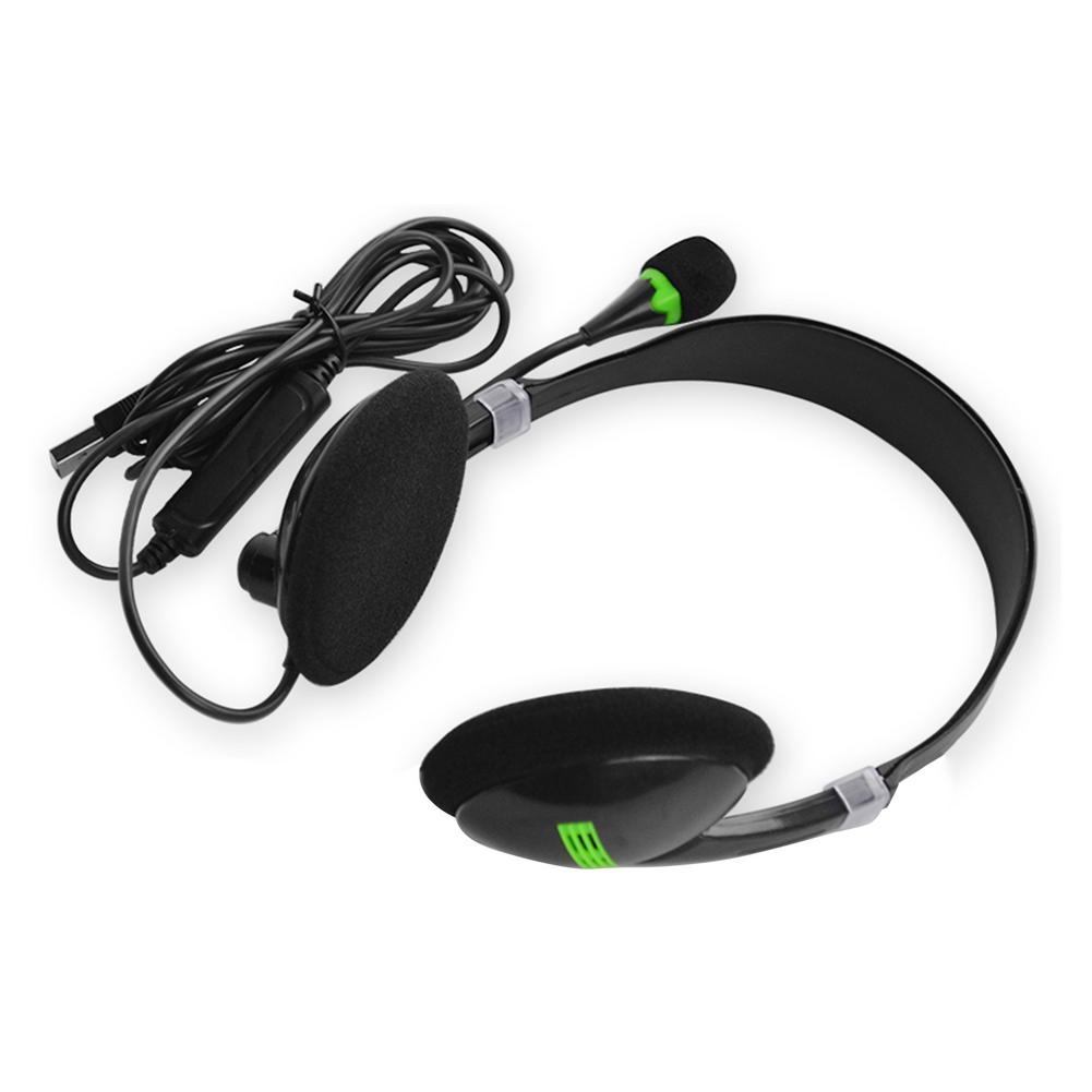 Headset Usb Headset Met Microfoon Noise Cancelling Computer Pc Headset Lichtgewicht Wired Hoofdtelefoon Voor Pc/Laptop/ School