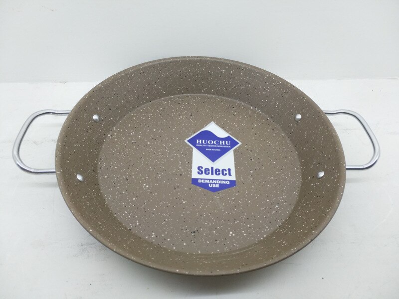 Iron Spanish Fried Rice Pan Maifan Stone Pan Double Ear Pan Non-stick Seafood Pot Universal Pan 50pcs: 26cm