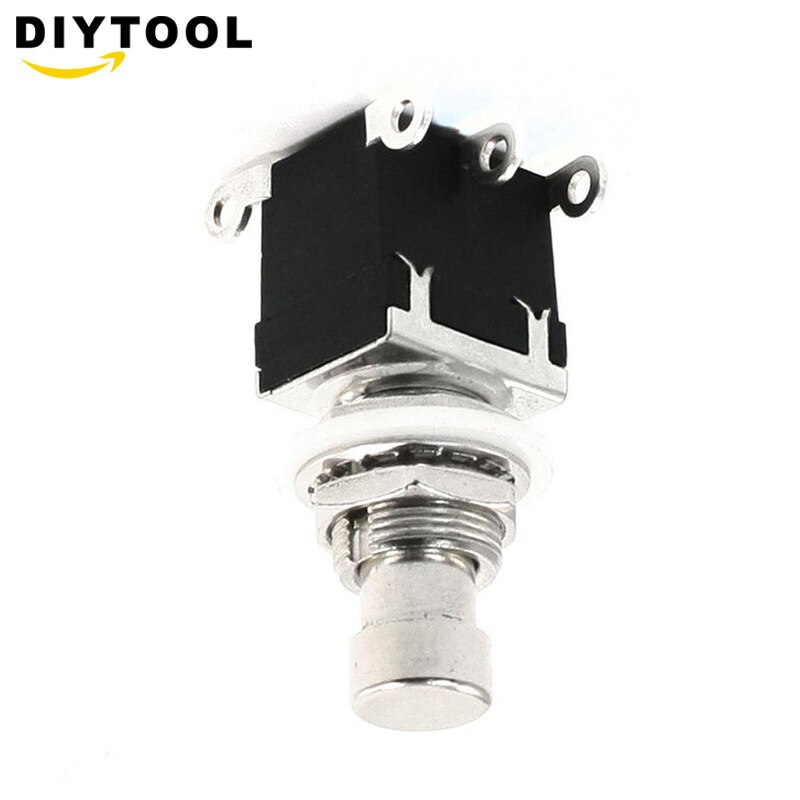 Effect device foot switch DPDT Momentary without lock 6 foot pin button switch AC 250V/2A 125V/4A