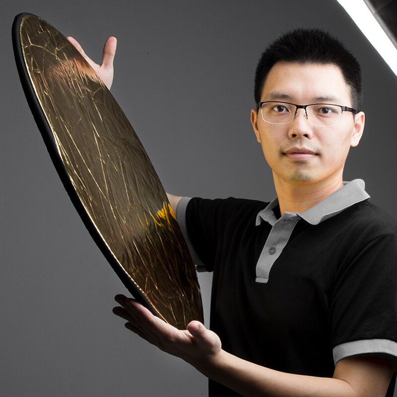 Ambitful 5in1 60Cm 80Cm 110Cm 80X120Cm Zilver Wit Goud Portable Inklapbare Licht Ronde Fotografie reflector Voor Studio