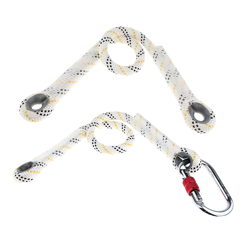 Kletterseil, Sicherheitsseil mit Karabiner für draussen-Aktivitäzehn