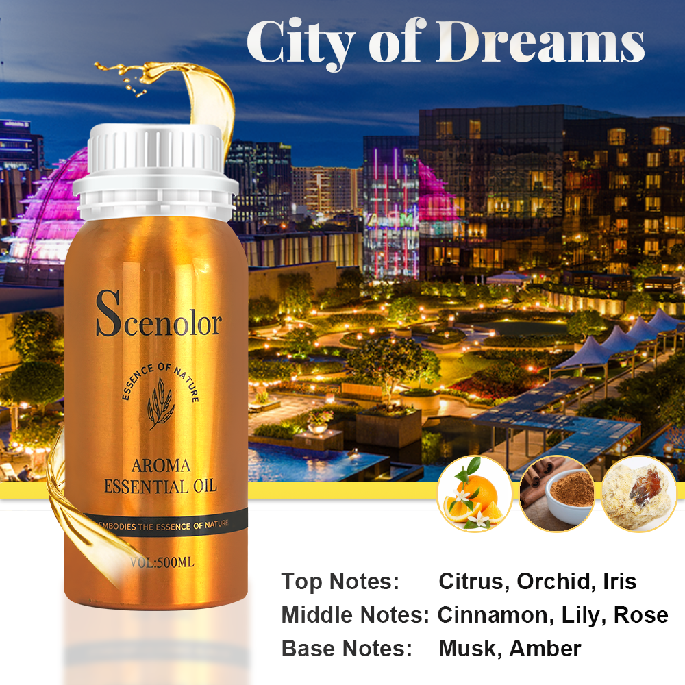 Difusor de fragrância para quarto de hotel, 500ml, para casa, ambientador, dispositivo de perfume, purificador de ar, umidificador, carro, óleo essencial
