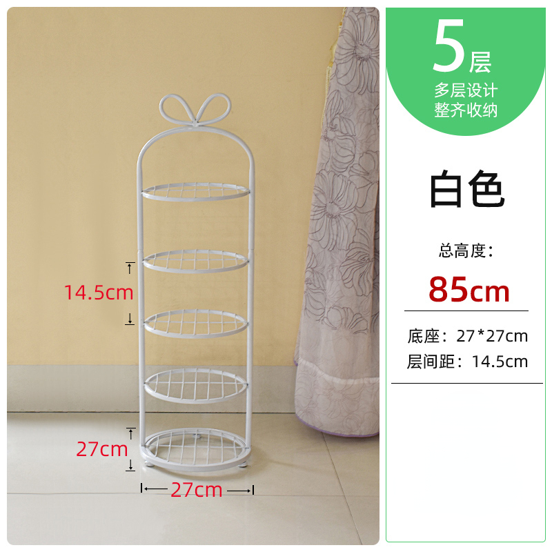 Moderne Schoenenrek Metalen Rekken Thuis Verticale Opslag Entree Meubels Ijzer Opslag Plank Plant Stand Eenvoudige Schoen Kasten Ins: Rood