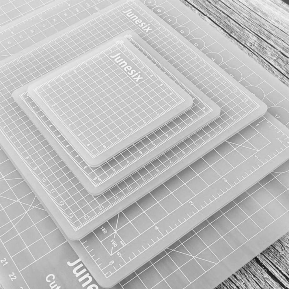 Gridded Cutting Board Durable Thickened Non-Slip Multi-Use Sturdy Cutting Board for Sewing Cutting Mat Gridded Cutting Mat