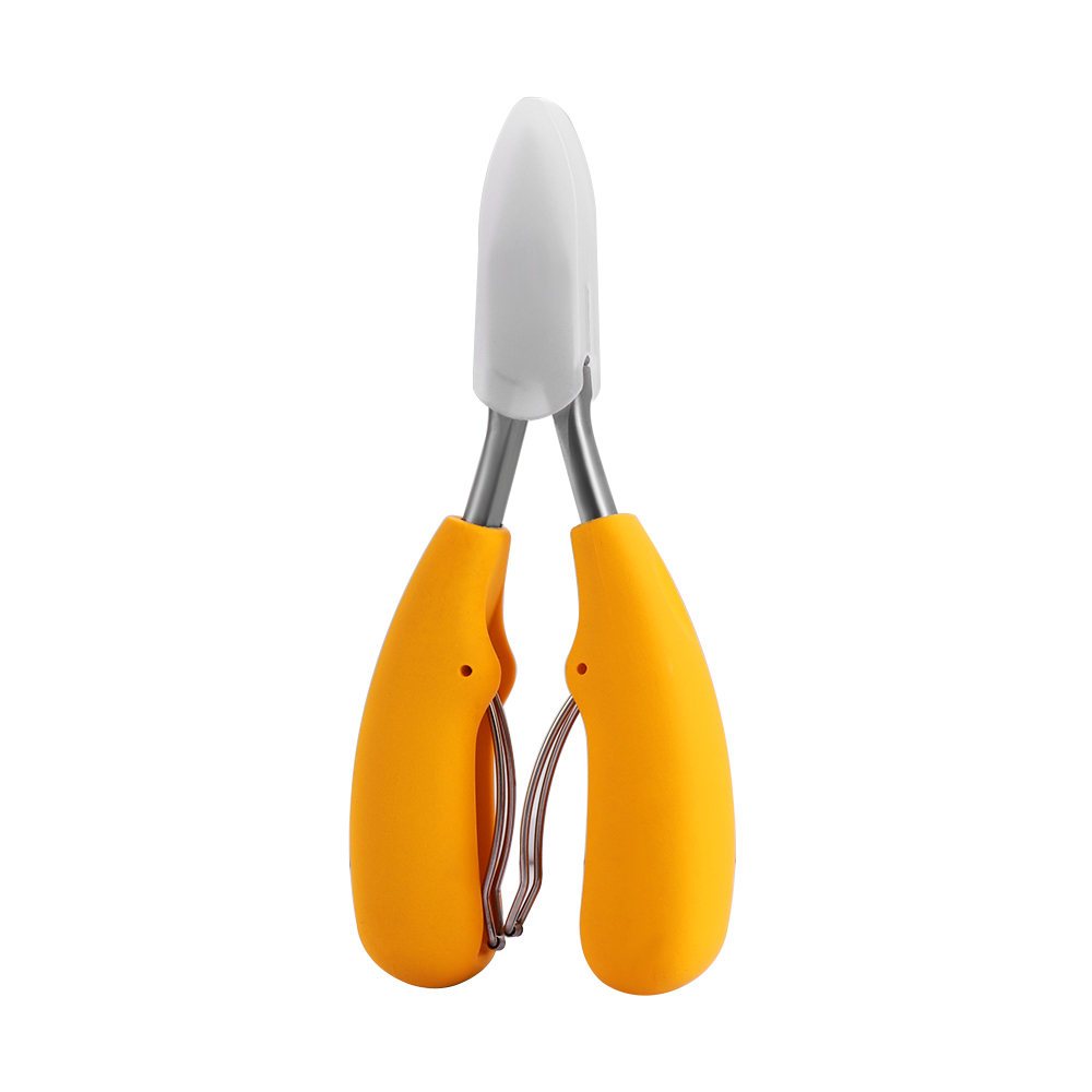 1Pc Stainless Steel Precision Toenail Clippers Cutter Nippers Trimmer for Thick Ingrown Toenails Scissors Manicure Pedicure Tool: Orange