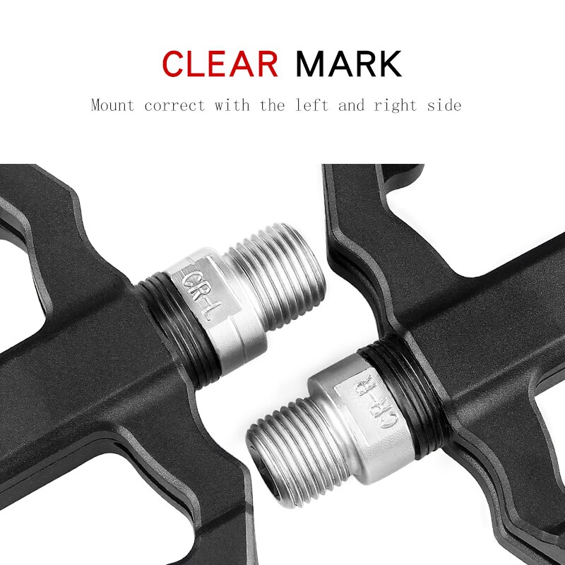 CXWXC ultralight flat mountain bike pedal nylon bicycle pedal mountain bike platform pedal 3 sealed bearing bicycle pedal