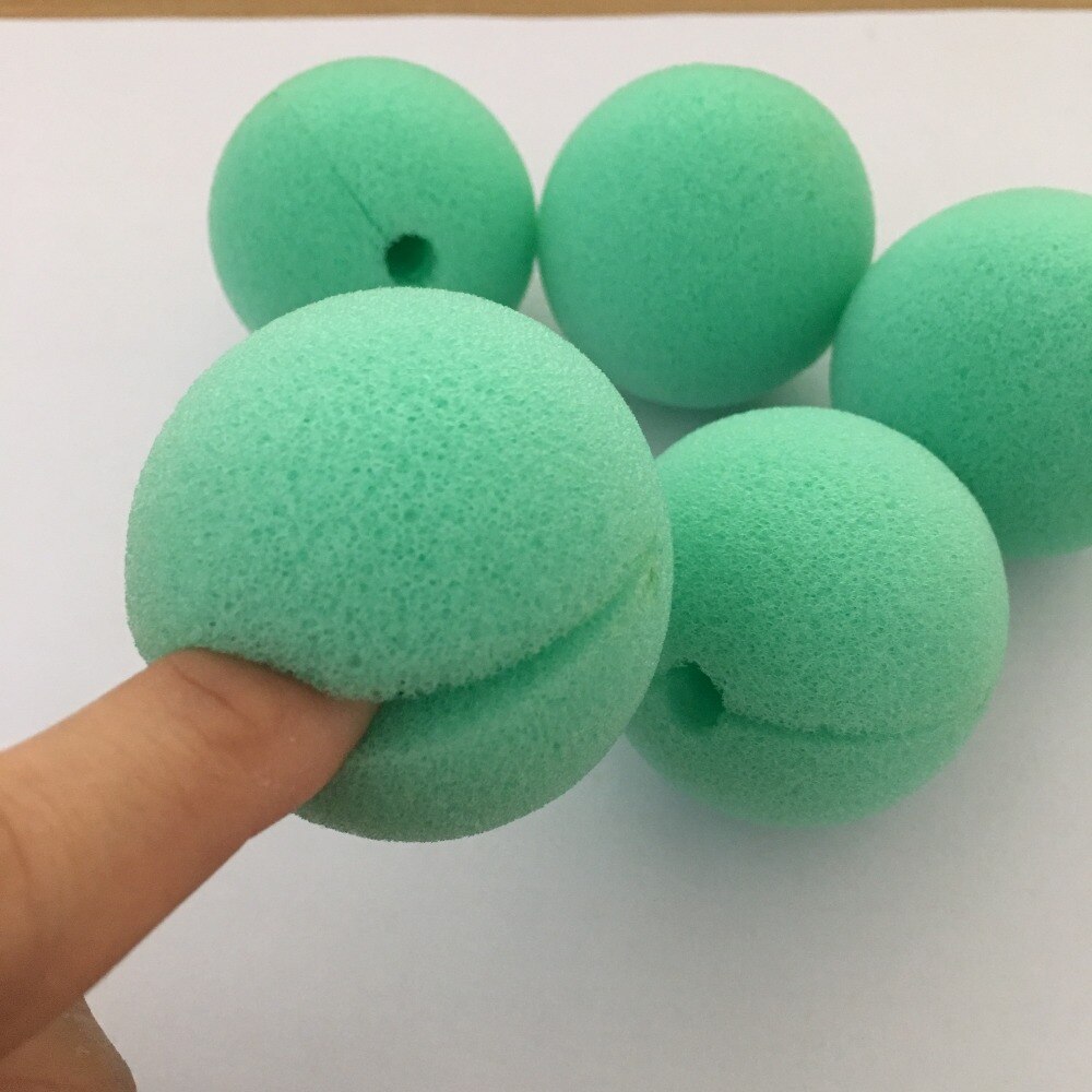 10Pcs Green Ball Schwamm Clown Nase für Party Hochzeit Dekoration Weihnachten Halloween Kostüm Magie Kleid Zubehör