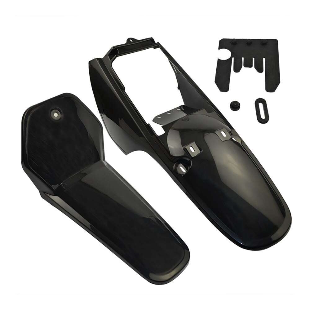 Svart blå vit plast fram/bak stänkskärm skal kåpa kit passform yamaha  pw80 py80 peewee smuts cykel motorcykel delar